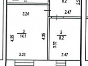 1-комнатная квартира, 34 м², 8/15 эт. Уфа