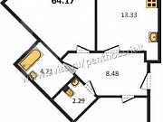 2-комнатная квартира, 64 м², 5/15 эт. Владимир