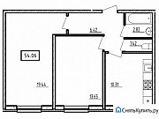 2-комнатная квартира, 54 м², 6/9 эт. Санкт-Петербург