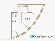 2-комнатная квартира, 89 м², 12/14 эт. Санкт-Петербург