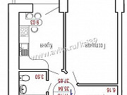 1-комнатная квартира, 37 м², 1/8 эт. Калининград