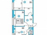 2-комнатная квартира, 49 м², 3/8 эт. Санкт-Петербург