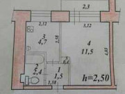 1-комнатная квартира, 20 м², 2/10 эт. Комсомольск-на-Амуре