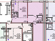 2-комнатная квартира, 66 м², 1/10 эт. Челябинск