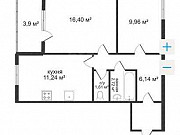 2-комнатная квартира, 49 м², 4/10 эт. Воронеж