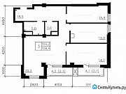 3-комнатная квартира, 108 м², 3/24 эт. Челябинск