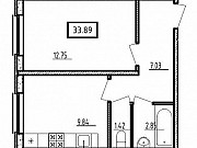 1-комнатная квартира, 33 м², 1/9 эт. Санкт-Петербург