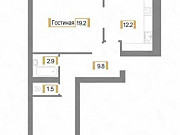 2-комнатная квартира, 63 м², 1/12 эт. Псков