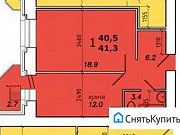 1-комнатная квартира, 41 м², 5/16 эт. Красноярск