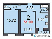 2-комнатная квартира, 53 м², 6/10 эт. Саратов