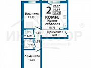 2-комнатная квартира, 58 м², 3/10 эт. Челябинск