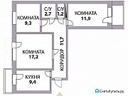 3-комнатная квартира, 65 м², 7/9 эт. Магнитогорск