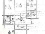 4-комнатная квартира, 104 м², 12/23 эт. Москва