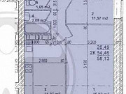 2-комнатная квартира, 58 м², 1/10 эт. Волгоград