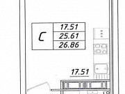 Студия, 26 м², 12/24 эт. Санкт-Петербург