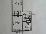 2-комнатная квартира, 49 м², 3/5 эт. Астрахань