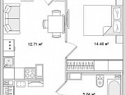 1-комнатная квартира, 40 м², 11/14 эт. Санкт-Петербург