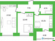 2-комнатная квартира, 55 м², 6/12 эт. Стерлитамак