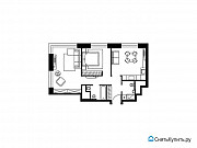 2-комнатная квартира, 67 м², 38/39 эт. Москва