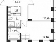 2-комнатная квартира, 60 м², 7/17 эт. Санкт-Петербург