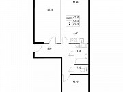 2-комнатная квартира, 63 м², 4/10 эт. Санкт-Петербург