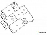 2-комнатная квартира, 72 м², 6/11 эт. Санкт-Петербург