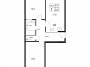 2-комнатная квартира, 64 м², 9/10 эт. Санкт-Петербург