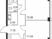 3-комнатная квартира, 75 м², 16/17 эт. Санкт-Петербург