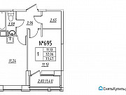 1-комнатная квартира, 33 м², 6/11 эт. Санкт-Петербург