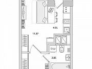 Студия, 25 м², 18/24 эт. Санкт-Петербург