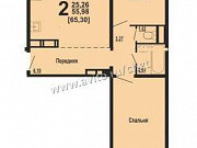 2-комнатная квартира, 65 м², 15/18 эт. Челябинск