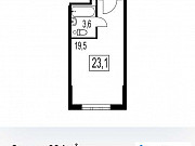 1-комнатная квартира, 23 м², 9/26 эт. Москва