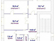 3-комнатная квартира, 78 м², 5/5 эт. Саранск