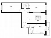 3-комнатная квартира, 78 м², 9/10 эт. Санкт-Петербург