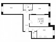 3-комнатная квартира, 77 м², 2/10 эт. Санкт-Петербург