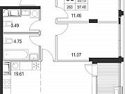 2-комнатная квартира, 57 м², 16/17 эт. Санкт-Петербург