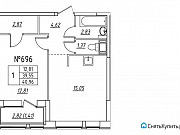 1-комнатная квартира, 41 м², 6/11 эт. Санкт-Петербург