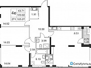 3-комнатная квартира, 105 м², 16/17 эт. Санкт-Петербург