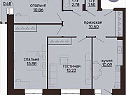 3-комнатная квартира, 67 м², 2/6 эт. Пермь
