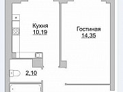 1-комнатная квартира, 42 м², 5/9 эт. Псков