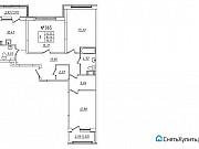 3-комнатная квартира, 86 м², 4/11 эт. Санкт-Петербург