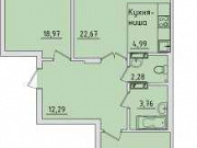3-комнатная квартира, 86 м², 10/16 эт. Новосибирск