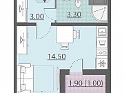 Студия, 21 м², 3/25 эт. Санкт-Петербург