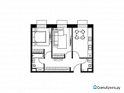 2-комнатная квартира, 60 м², 2/5 эт. Москва