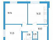 2-комнатная квартира, 63 м², 10/11 эт. Санкт-Петербург