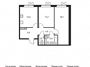 2-комнатная квартира, 60 м², 12/16 эт. Москва