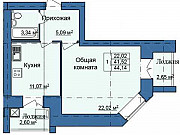 1-комнатная квартира, 40 м², 2/9 эт. Йошкар-Ола