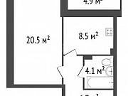 1-комнатная квартира, 42 м², 10/20 эт. Красноярск