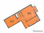 2-комнатная квартира, 43 м², 5/5 эт. Тюмень