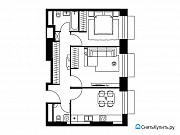 2-комнатная квартира, 63 м², 3/5 эт. Москва